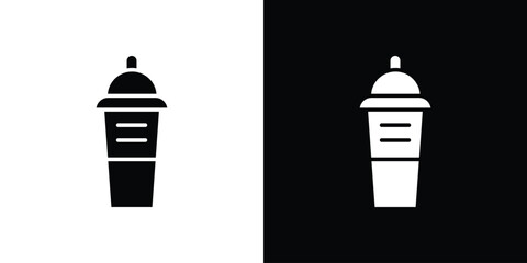 Protein shake icon, logo, app, template. EPS10