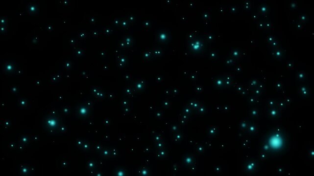 Glowing cc ball action background. Cyan color ball background.