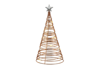 Isolated Holiday table decoration with star topper for Christmas home ornaments sale