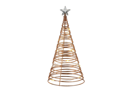 Isolated Holiday table decoration with star topper for Christmas home ornaments sale - Powered by Adobe