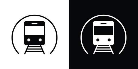 Subway icon, logo, app, template. EPS10