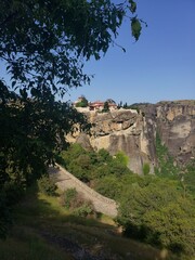 General view of Meteora Monastery in Greece