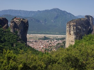 General view of Meteora Monastery in Greece