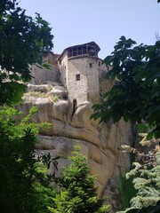 General view of Meteora Monastery in Greece