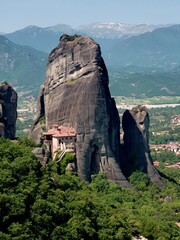 General view of Meteora Monastery in Greece