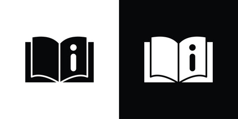 User guide icon, logo, app, template. EPS10