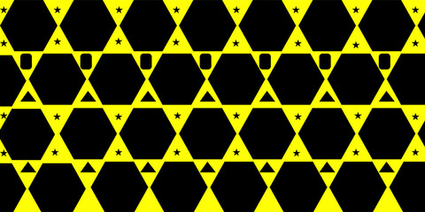 Set of geometric figures in different styles. Triangle, square or squircle, pentagon, hexagon, Star, Oxagon. Vector illustration