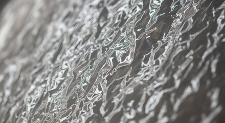 Intricate and modern silver metallic texture with iridescent sheen, perfect for adding a unique and eye-catching touch to your next creative design project