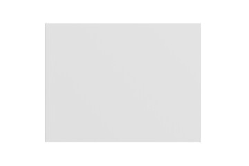 Fototapeta premium US Letter Landscape Magazine White Blank 3D Rendering Transparent Background Mockup PNG