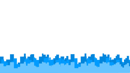 Obraz premium Design Vector Dense City Shadow Blue Background