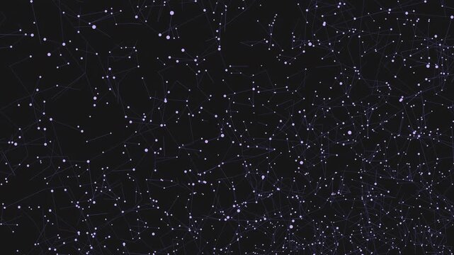 The image shows a constellation, a grouping of stars forming a distinctive pattern in the sky, connected by lines. Constellations aid in identifying celestial objects when stargazing