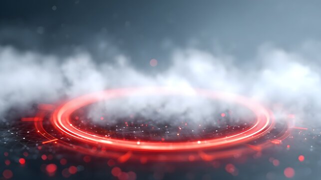 Digital world map visualization with glowing red and black theme, global network, data technology, and futuristic cyber communication concept