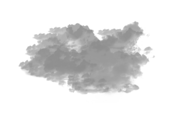 cloud isolated graphic element for design use