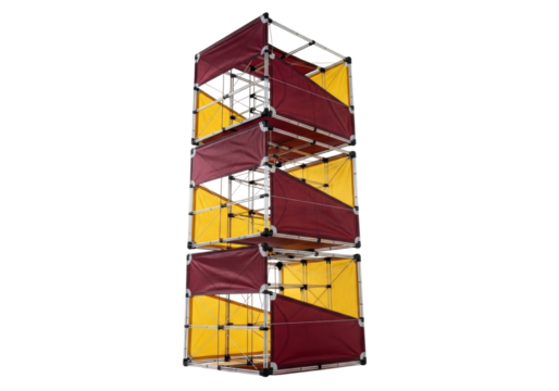 Isolated DIY cube shelves with modular storage units for living room or bedroom decor