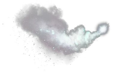 Smoke abstract texture in dynamic view, perfect for background use. , transparent background