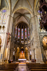 Obraz premium Église du Sacré-Coeur-de-Jésus de Moulins sur Allier en France