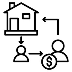 house rental icon