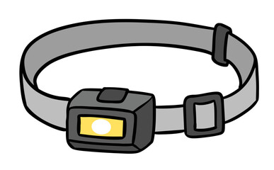 暗闇を照らす、登山・キャンプ用ヘッドライト