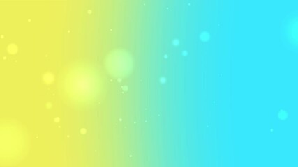 Yellow merging into aqua gradient with floating sparkle particles giving a fresh vibrant abstract look perfect for summer events creative branding and modern digital visuals
