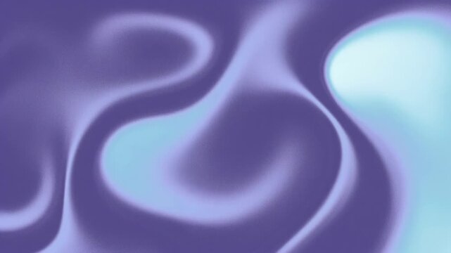 Abstract fluid shapes with purple and light blue tones creating a smooth wave effect.