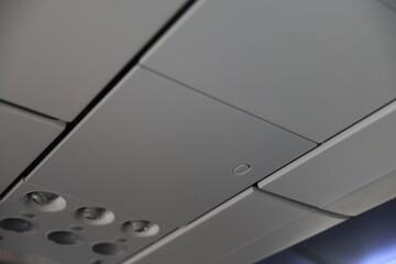 Oxygen mask compartment.