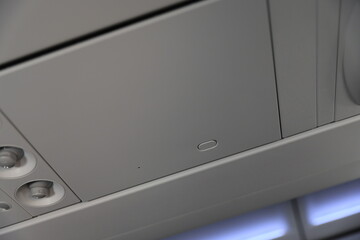 Oxygen mask compartment.