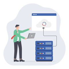 Web Hosting PNG File On Transparent Background	