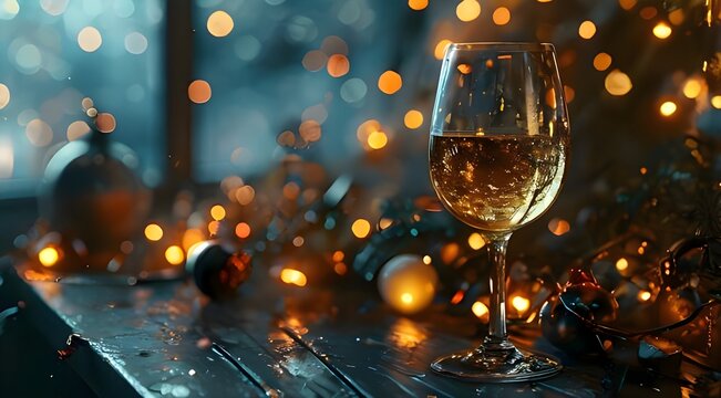 glasses of champagne