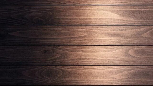 A wooden surface featuring smooth, rich wood grain patterns and textures.