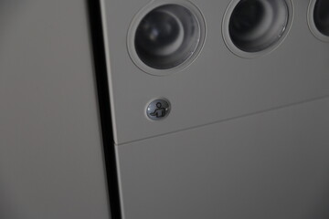 Flight attendant call button.