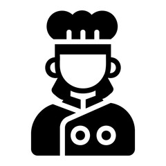 Chef costume Solid icon