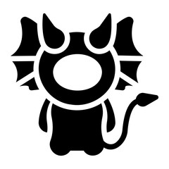 Dragon costume Solid icon