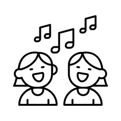 Kids singing