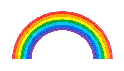 Fototapeta premium Rainbow shape art colorful abstract wide background