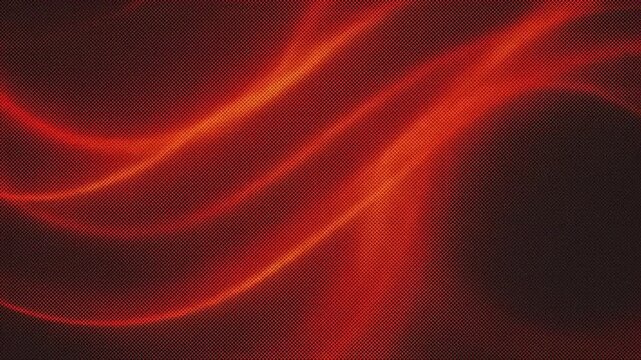 Abstract red wave background with smooth curves and gradients.