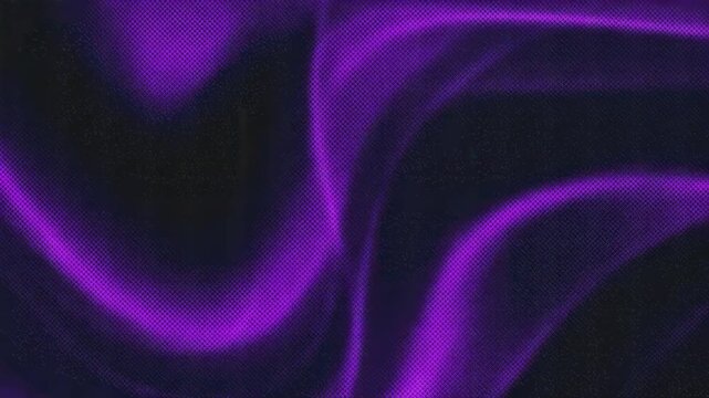 Abstract design featuring smooth, flowing purple patterns creating a vibrant visual effect.