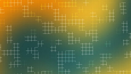 Abstract Orange Green Gradient Grid Line Background for Modern Design