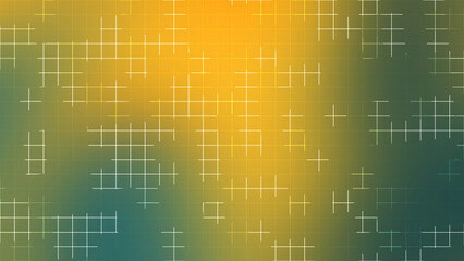Green Orange Gradient Grid Lines Abstract Background Design