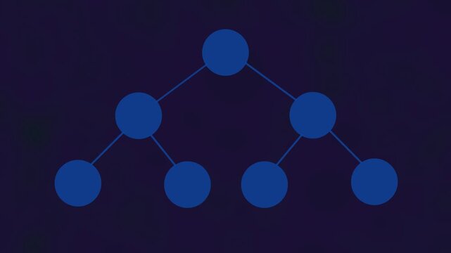 Glowing abstract network of connected nodes &mdash; digital tech data illustration