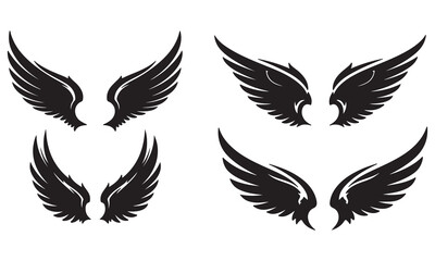 Sun and Wings Symbol Designs | Spiritual Vector Art, Tattoo & Abstract Illustrations