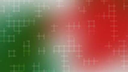 Christmas Red and Green Gradient Grid Line Abstract Background
