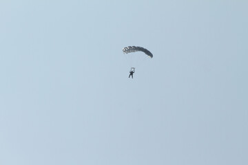 paraglider in the sky