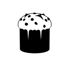 Festive Cake Topped with Dots Simple Design