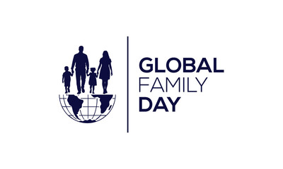 Global Family Day Logo, Global Family Day, logo, vector, illustration.