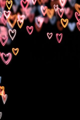 Glowing Heart Overlays: Romantic Light Effects for Valentine's Day, Wedding, and Anniversary Photos