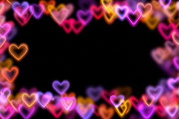 Glowing Heart Overlays: Romantic Light Effects for Valentine's Day, Wedding, and Anniversary Photos