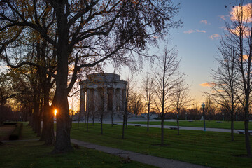 Sunset photo of George Rogers Clark National Historical Park in Vincennes, Indiana, USA