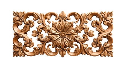 wooden carved ornament