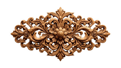 old wood carving ornament