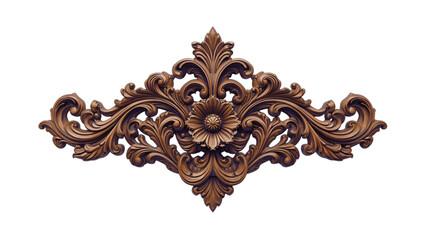 antique carved wooden carved ornament